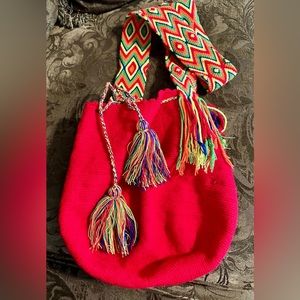 Crocheted Shoulder  Bag